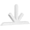Ekena Millwork Saratoga Architectural Grade PVC Gable Bracket, 60"W x 30"H x 4"D x 4"F, 12/12 Pitch GBP060X30X0404SAR00 - alternate 1